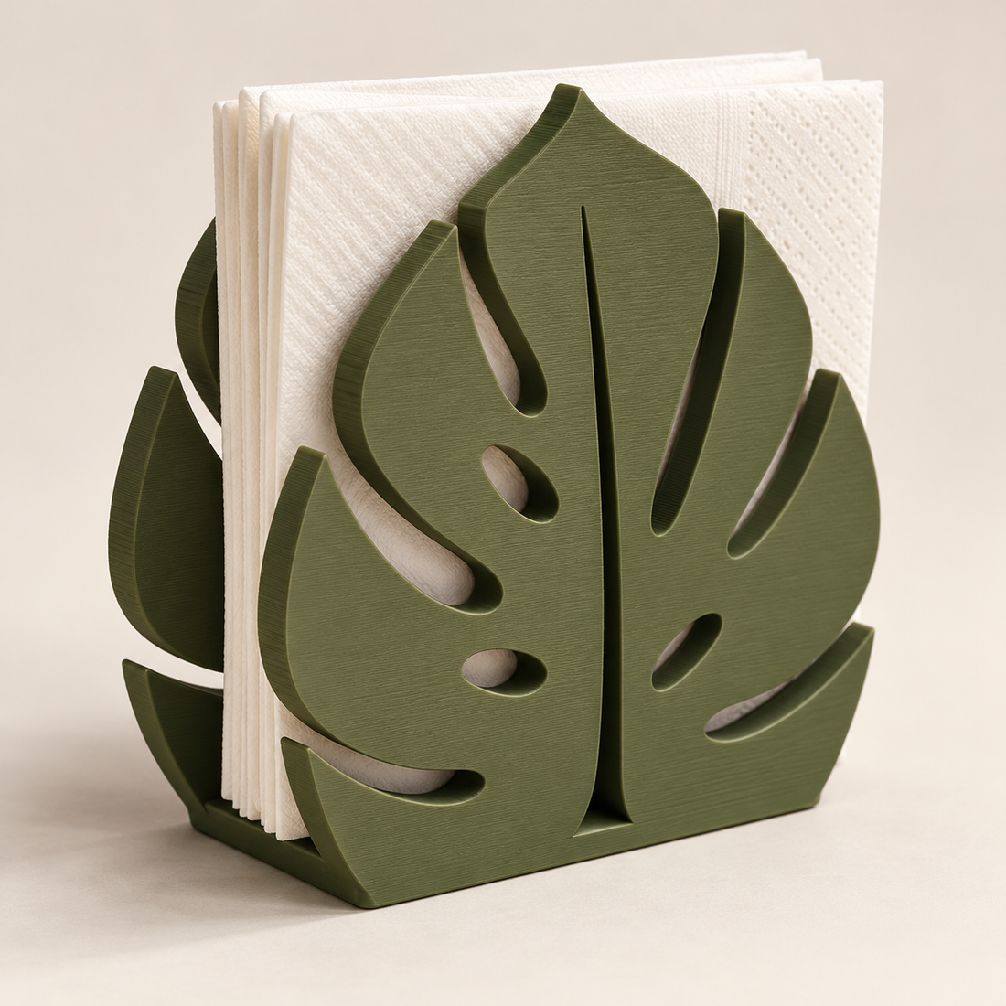 Monstera Napkin Holder