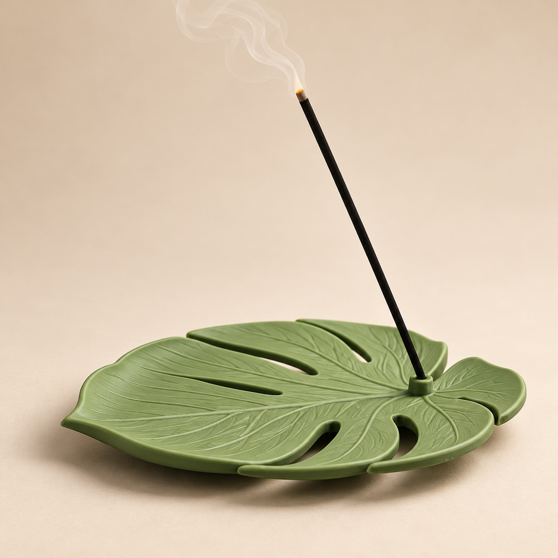 Monstera Leaf Incense Holder