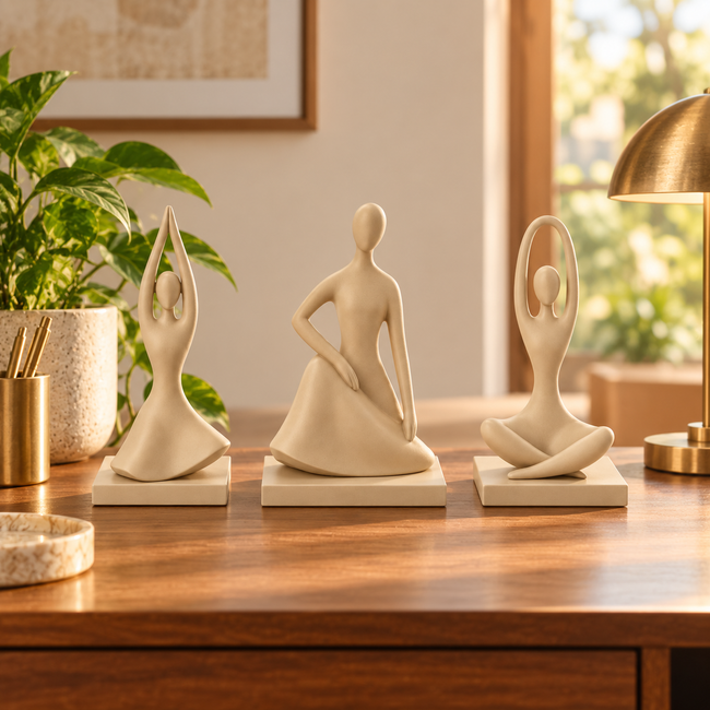 Harmony Pose Trio Warm Ivory