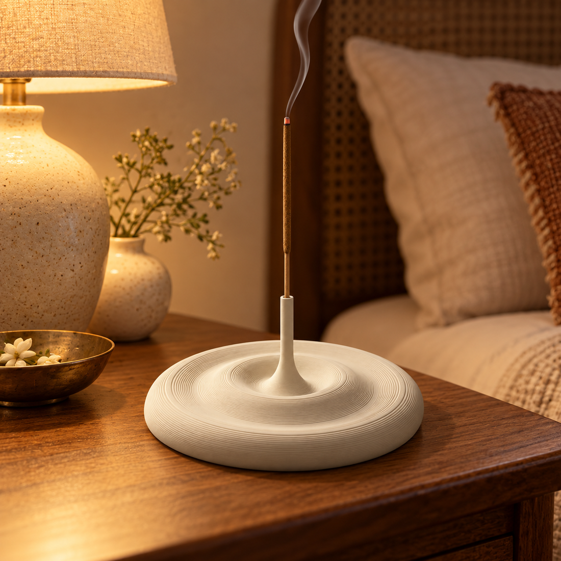 Water Ripple Warm Ivory