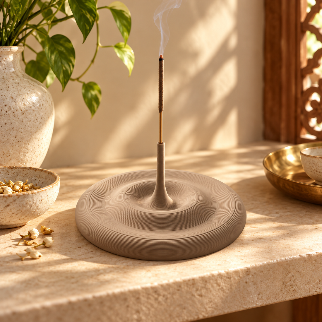 Water Ripple Warm Taupe