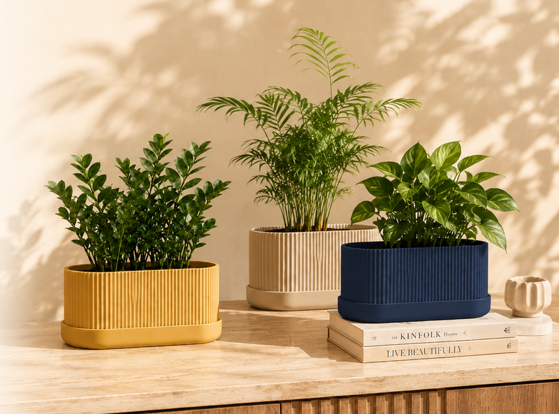 Fluted Capsule in multiple shades