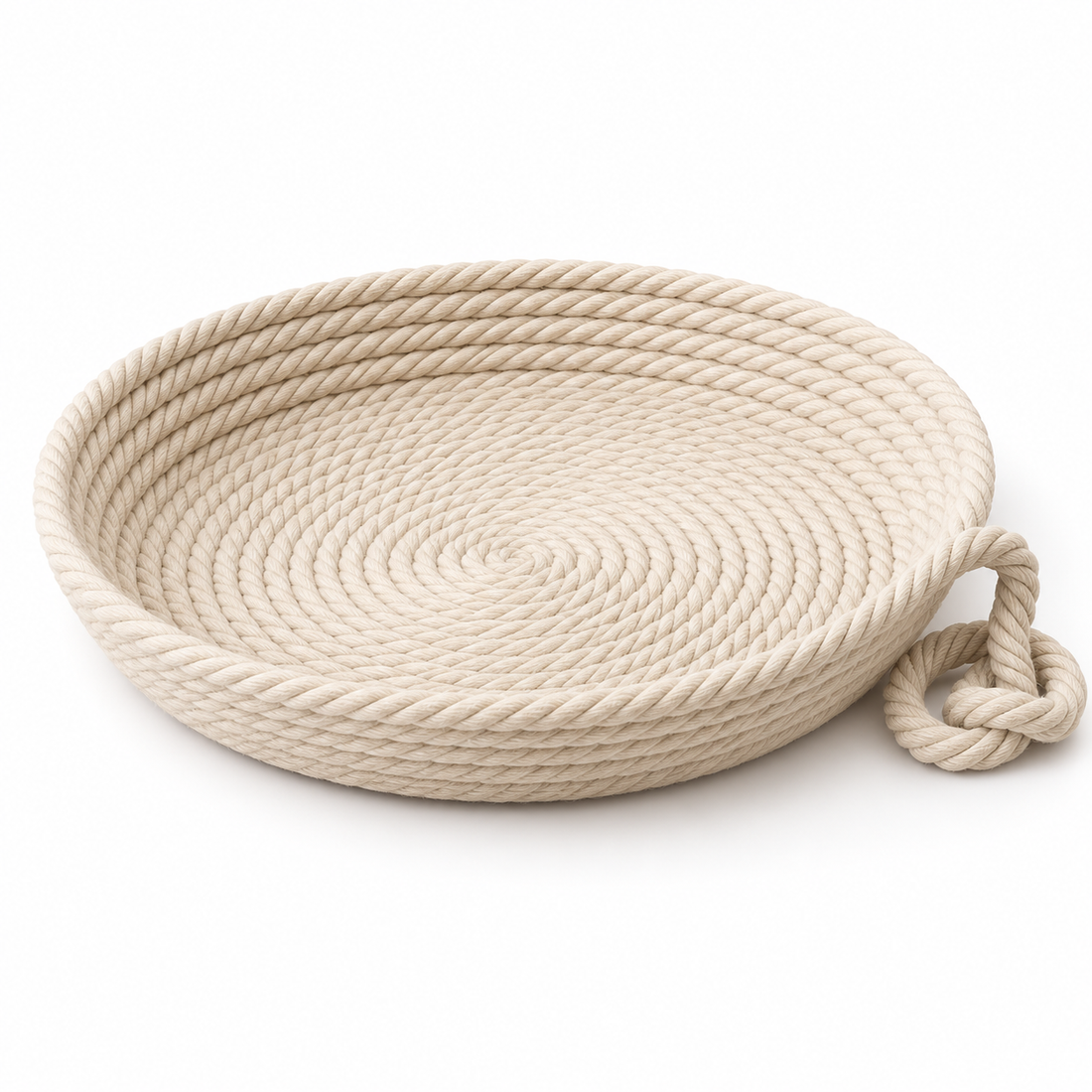 Rope Catchall Warm Ivory