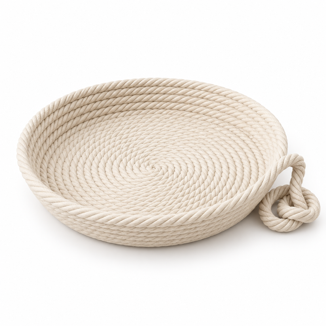 Rope Catchall Warm Ivory