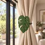 Monstera Curtain Clips