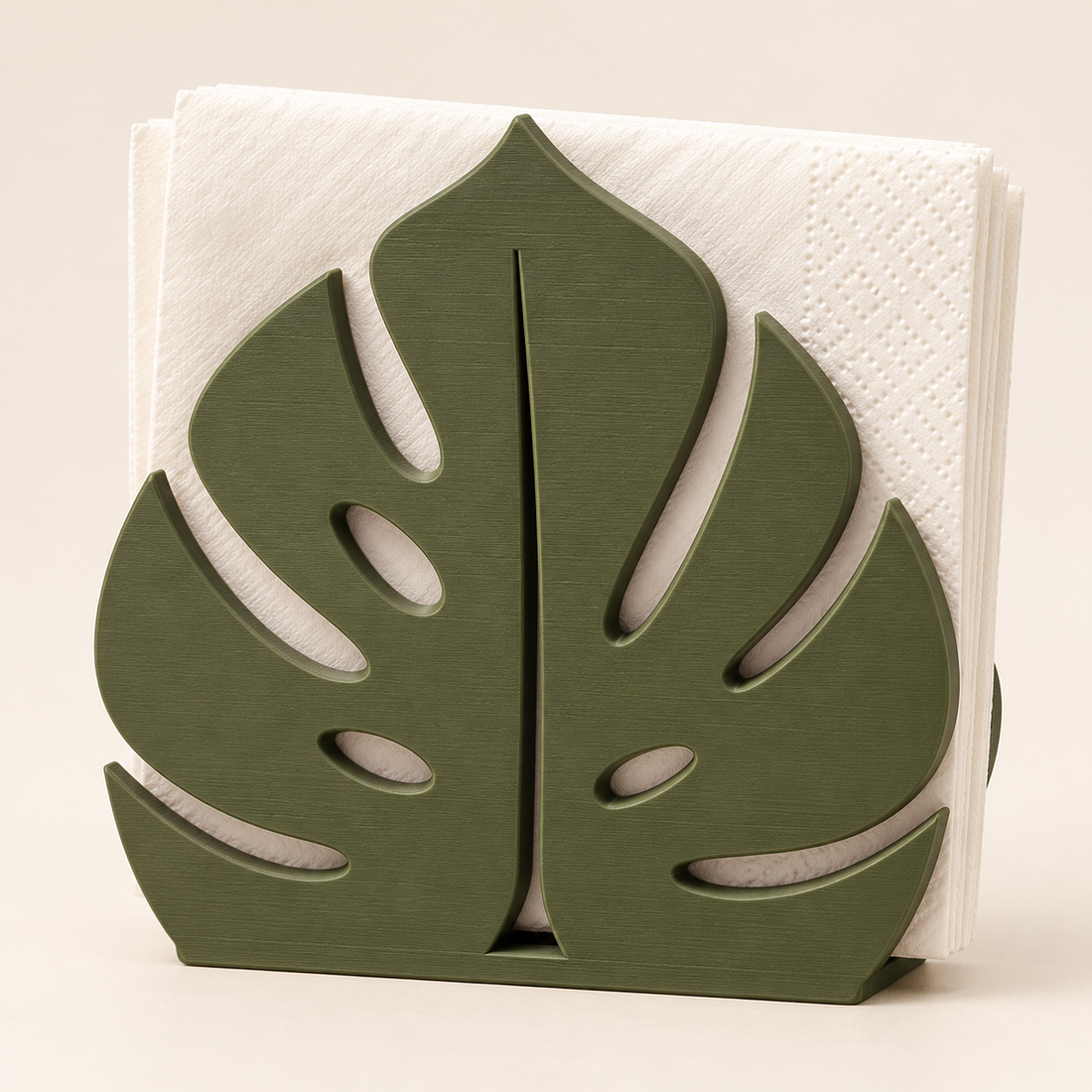 Monstera Napkin Holder