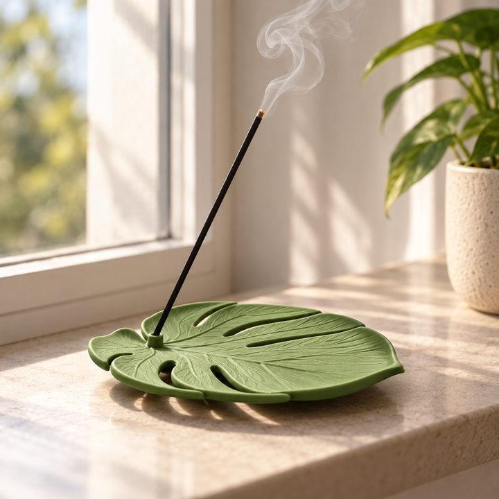Monstera Leaf Incense Holder