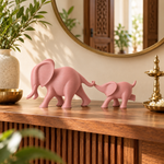 Elephant Duo Dusty Pink