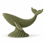 Japandi Whale - Olive Green
