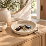 Rope Catchall Warm Ivory
