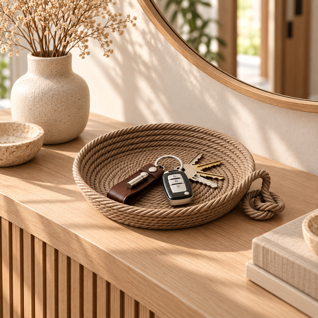 Rope Catchall Warm Taupe