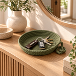 Rope Catchall Olive Green