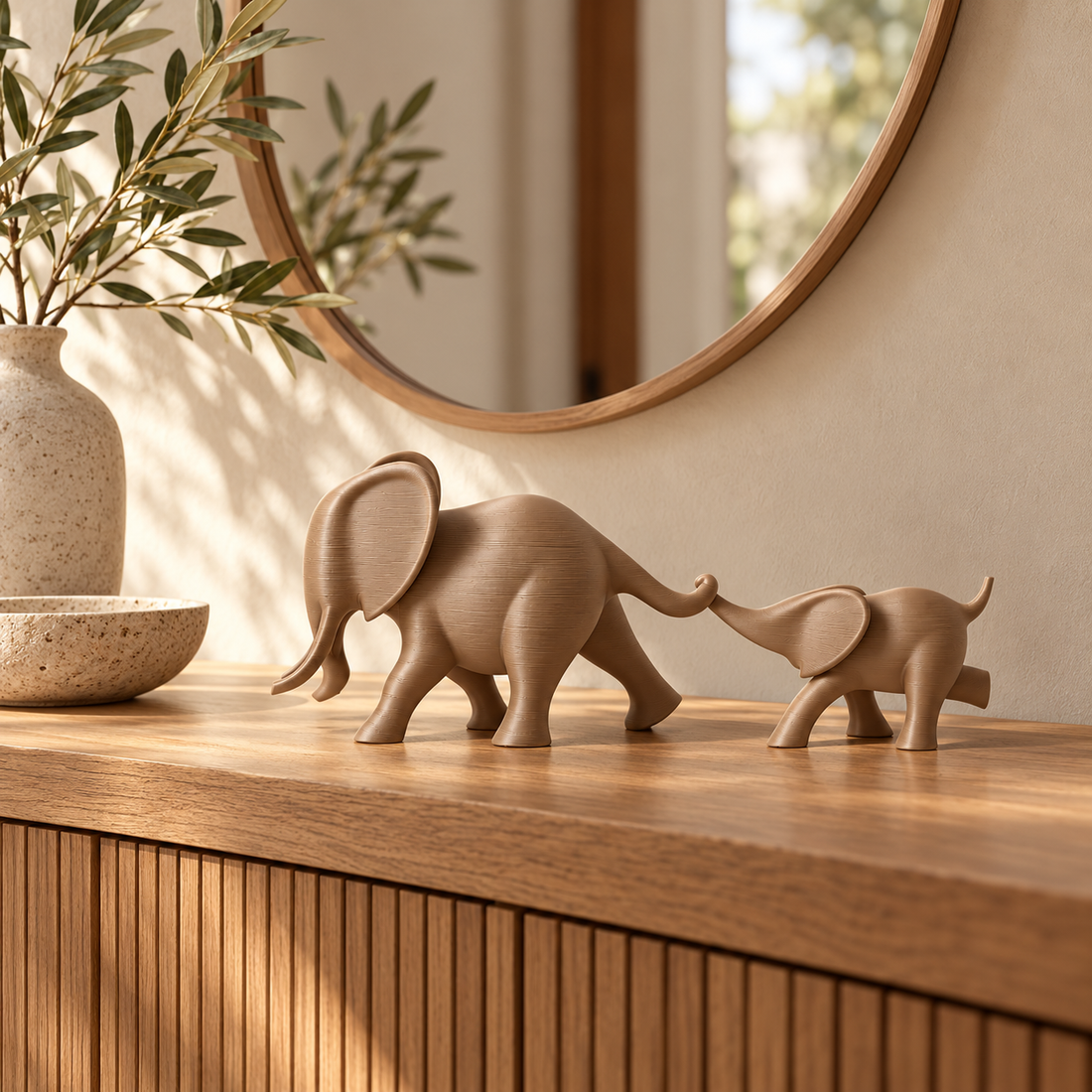 Elephant Duo Caramel Taupe