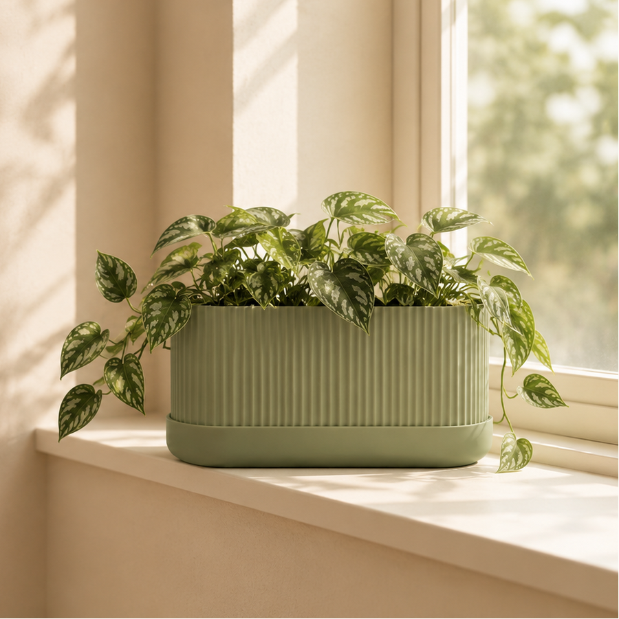 Fluted Capsule planter
