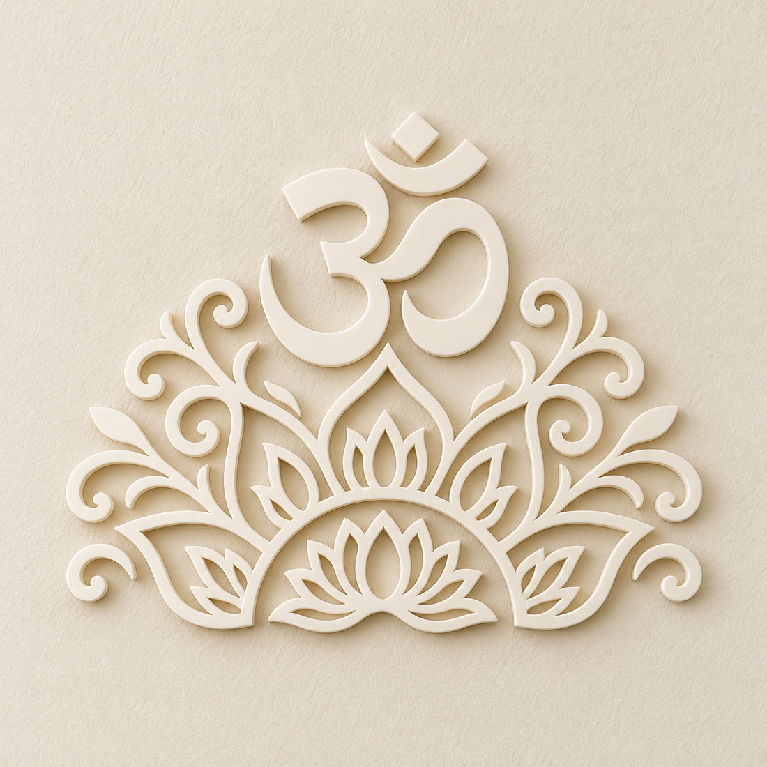 Om Lotus Mandala Backdrop