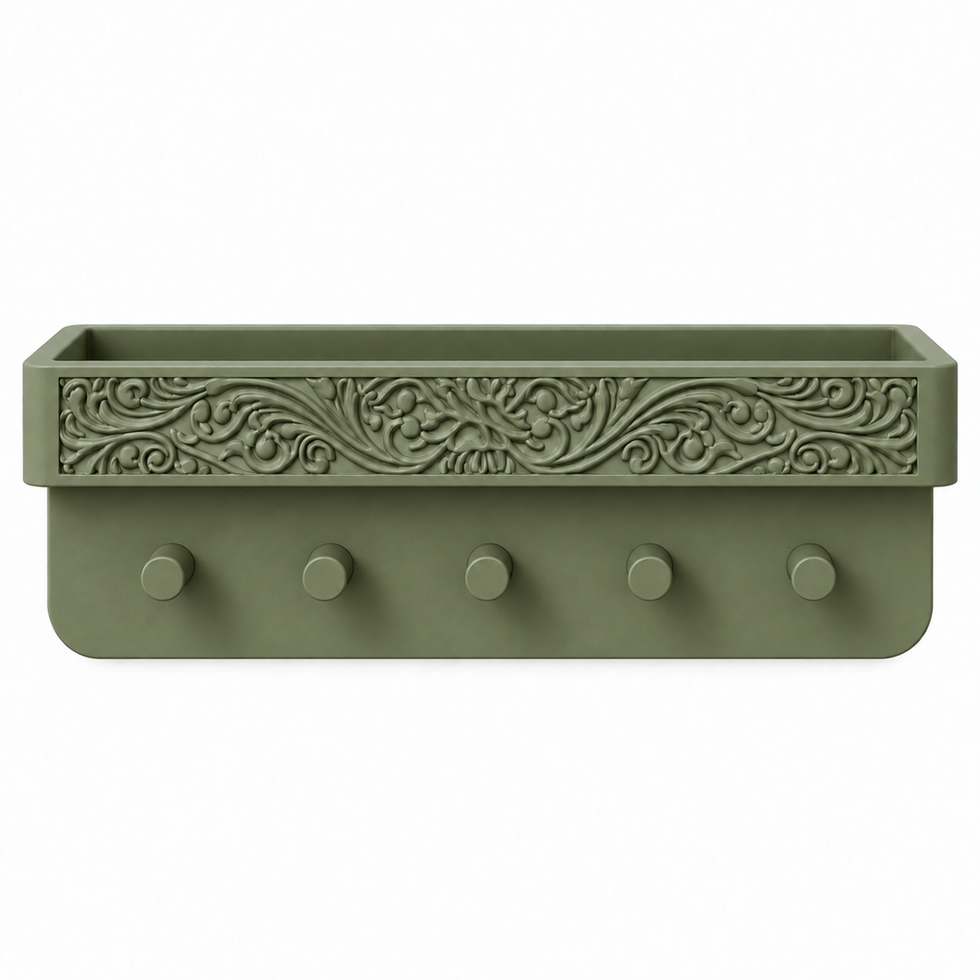 Jharoka Olive Green