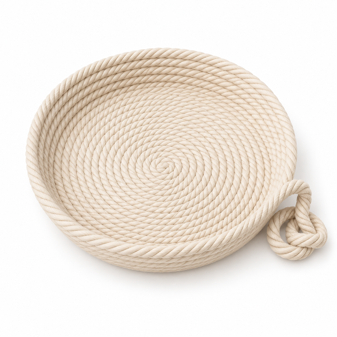 Rope Catchall Warm Ivory