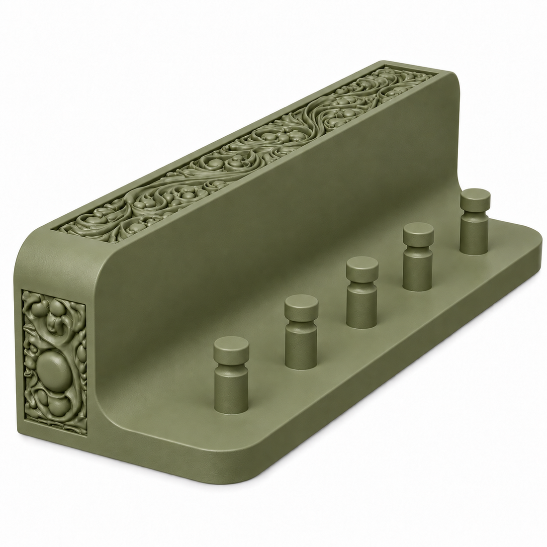 Jharoka Olive Green