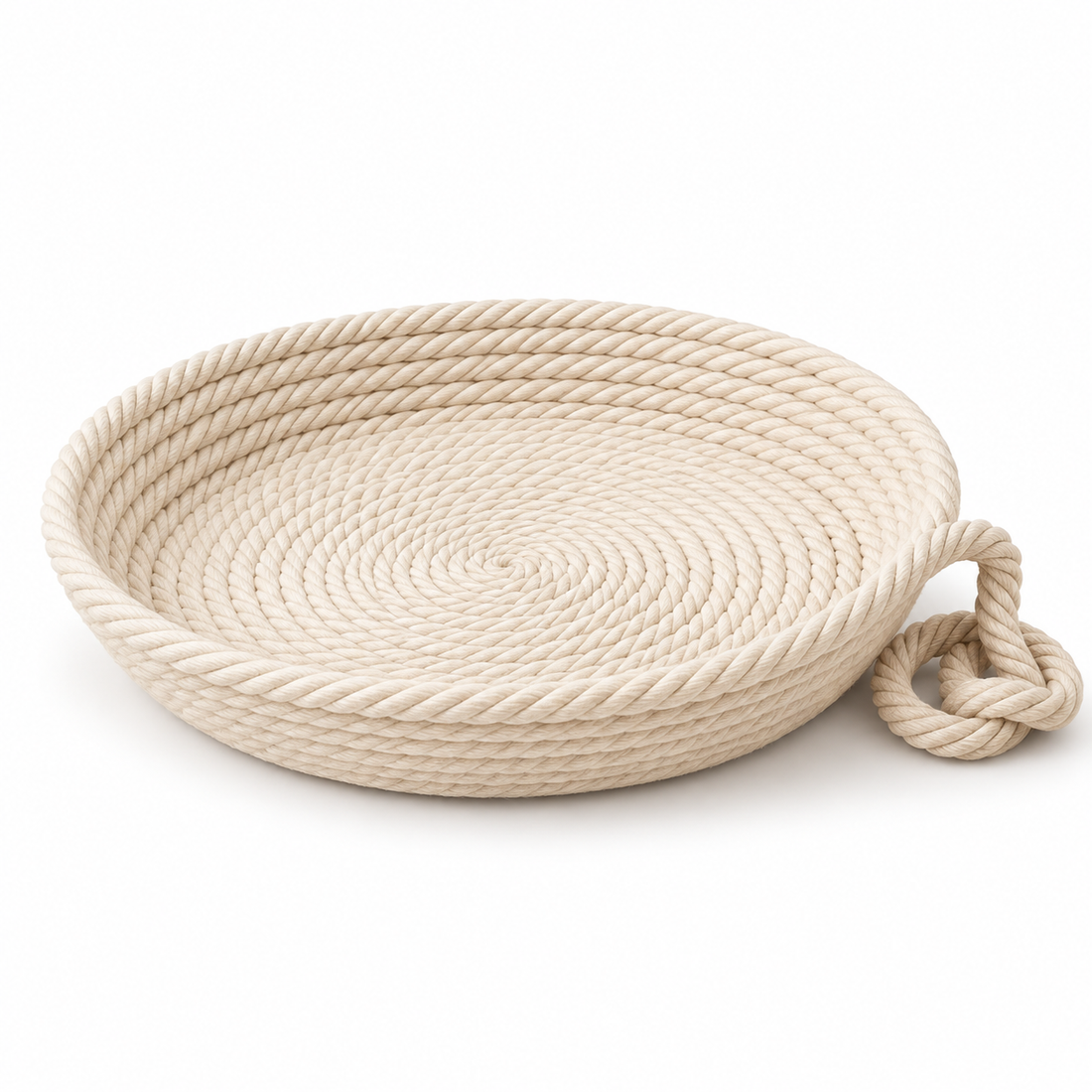 Rope Catchall Warm Ivory