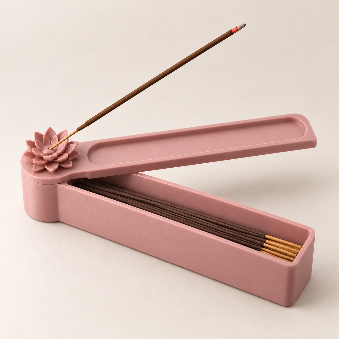 Lotus Box Incense Holder