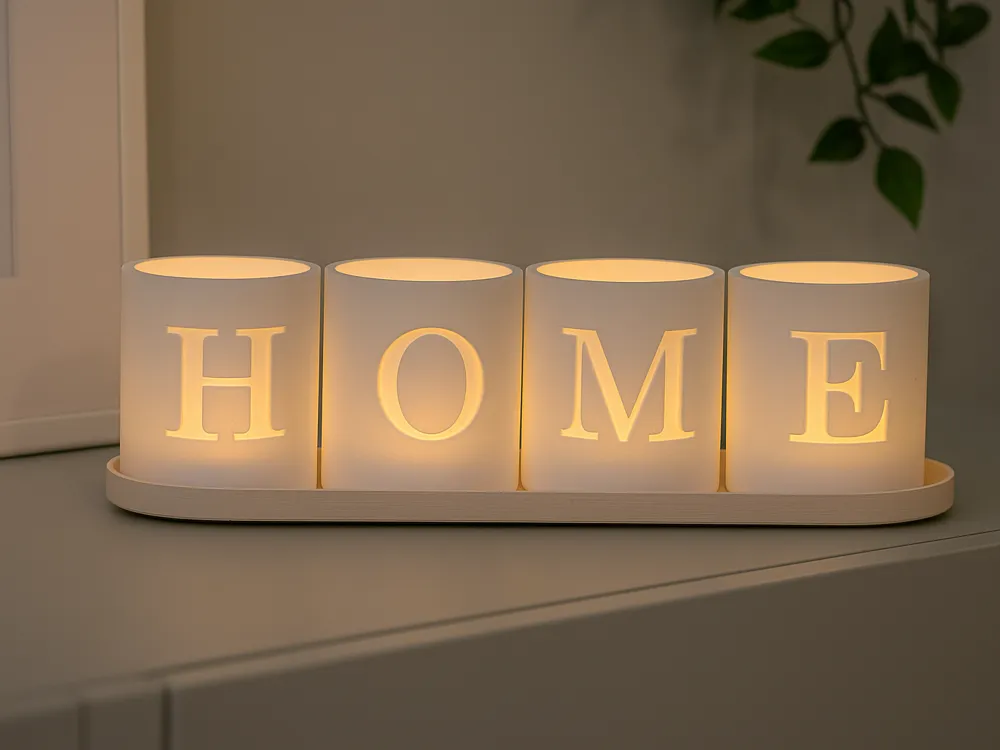 Styled entryway with Blancspace home decor